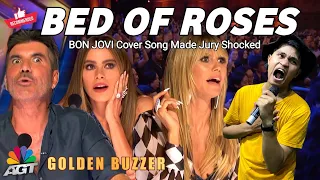 Download Most Shocking Voice Singing Bed Of Roses - Bon Jovi Made Jury Shocked On AGT and Get Golden Buzzer MP3