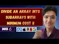 Divide Array with Minimum Cost II LeetCode 3010 Sliding Window Two Sets