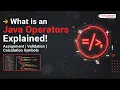 What is an Operator in Java Assignment Validation Calculation Symbols Explained for Beginners