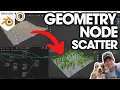 How to Scatter Objects WITH GEOMETRY NODES in 2023 Blender Tutorial