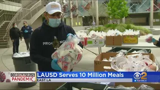 LAUSD Serves 10 Millionth Meal During Coronavirus Closure