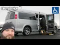 Commercial Wheelchair Lift Lots Of Space 2018 Chevrolet Express Sherry Review