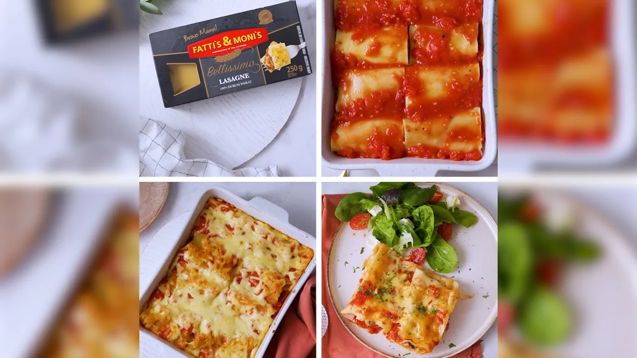 Pizza Lasagna Roll-Ups Served 2 Ways