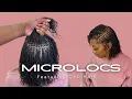 Microloc Extensions on Short Hair Microloc Installation QVR HAIR