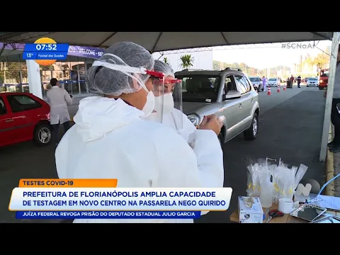 Florianópolis amplia testagem para Covid-19 em novo local