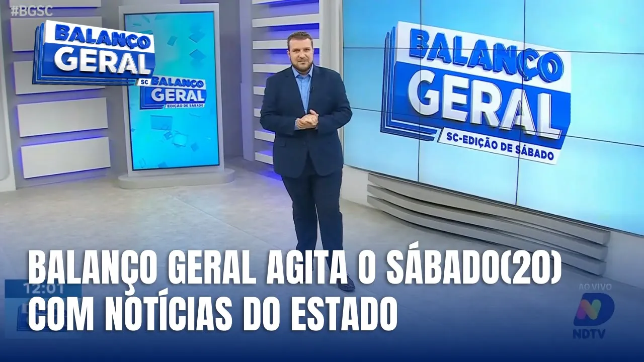 Edição de sábado do Balanço Geral destaca principais notícias do estado ...