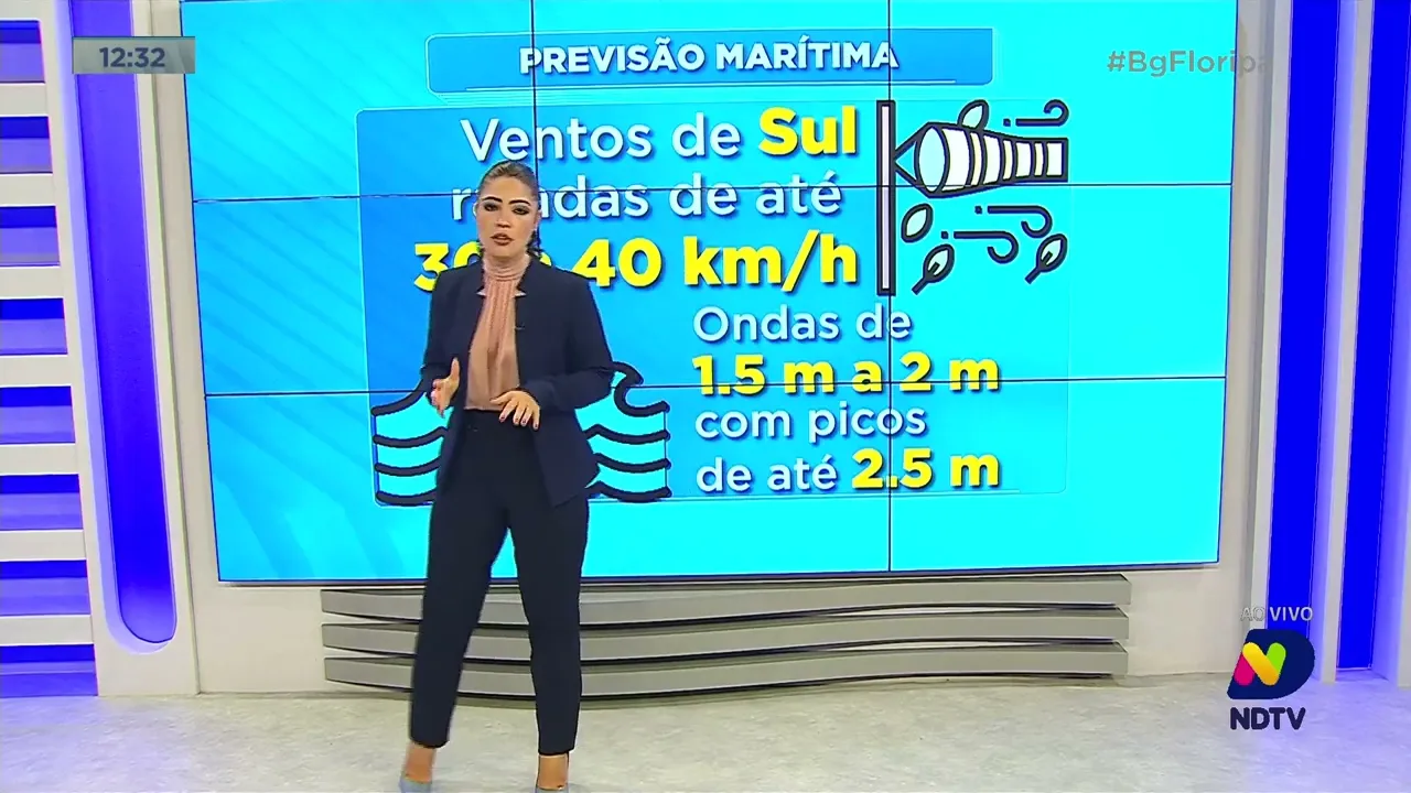 Confira a previsão do tempo para esta quarta-feira na Grande Florianópolis