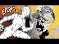 How to draw DYNAMIC poses