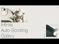 Vanilla JavaScript Project Infinite Auto Scrolling Gallery With Clean Menu