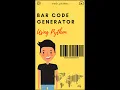 Barcode Generator Using Python