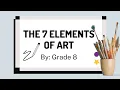 BASIC DRAWING - Elements of ART Grade 8 Art Class