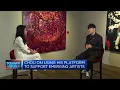 Taiwanese pop star Jay Chou crosses into the art world