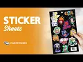 Create Custom Sticker Sheets with your own Design