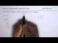 Evaluate Expressions with negative exponents