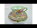 Vintage Shelley China Rock Garden Trio Set