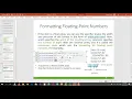 CPIT110 Chapter 3 3 6 Formatting Numbers and Strings - Part 1 of 2