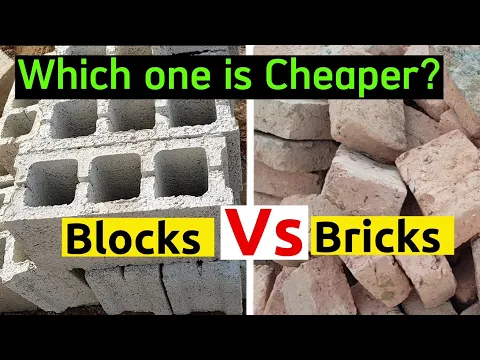 Download MP3 Hollow blocks vs. bricks: Which one will save you money? |Masonry Cost of brick wall vs block wall