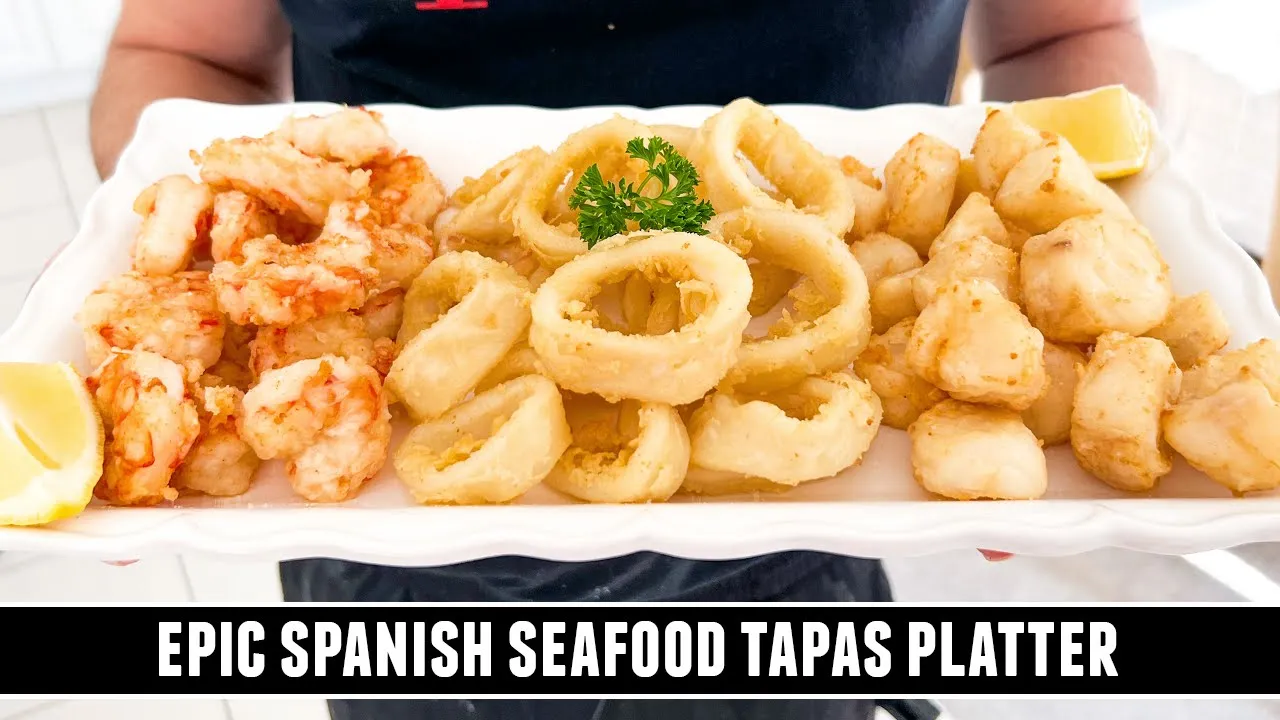 The Most LEGENDARY Seafood Tapas Dish   Spanish Fritura de Pescado