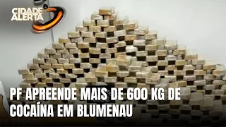 Droga escondida em bunker em Blumenau seria enviada à Europa