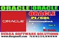 Oracle Tutorial online training AnonmousBlock Part - 4 by basha