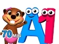 Download Lagu ABCs 123s + More | Alphabet Numbers Nursery Rhymes | Kids Learn 3D Cartoons by Busy \u0026 Baby Beavers