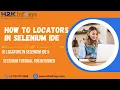 ID Locators In Selenium IDE Selenium Tutorial for Beginner Selenium Tutorials by H2K infosys
