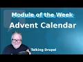 Drupal Module Advent Calendar