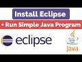 How to Install Eclipse IDE on Windows 11 Run A Simple Java Program Using Eclipse 2024