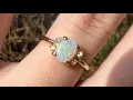 Download Lagu Poppy — Dainty Opal \u0026 Diamond Ring in 14k Gold | OpalPop