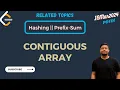 Leetcode 525 Contiguous Array Arrays PrefixSum Hashing POTD 16Mar2024