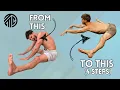 Pancake stretch for beginners
