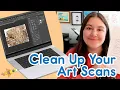 How to Edit Your Art Scans for Print Small Photoshop Fixes Before Production