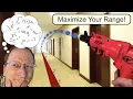 How to Maximize the Range of a Projectile Launched Indoors from a Handheld Device