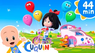 Cinco globitos bebé | Canciones y episodios en familia con Cuquín