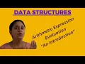 UGCNETTRB CS Data Structures Arithmetic Expression Evaluation Part 21