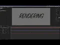After Effects - Rendering a Movie for Editing