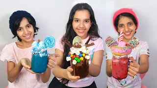 تحدي مين يسوي أفضل ميلك شيك يفوز      شفا دندنها