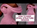 DIY HOW TO MAKE TRENDY SPIRAL STRUCTURE DESIGNS