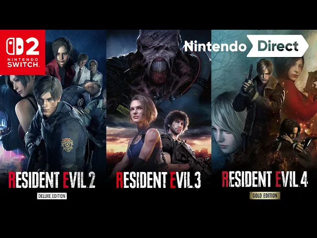 Resident Evil 2/3/4 – Nintendo Direct 9.9.2026