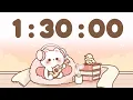 90 Minute Timer 1 hour 30 minute Study Timer for Classroom Focus