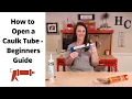 How to Open Caulk Tube for DIY Beginners