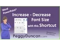 Keyboard Shortcut to Increase Decrease Font Size in Word and PowerPoint