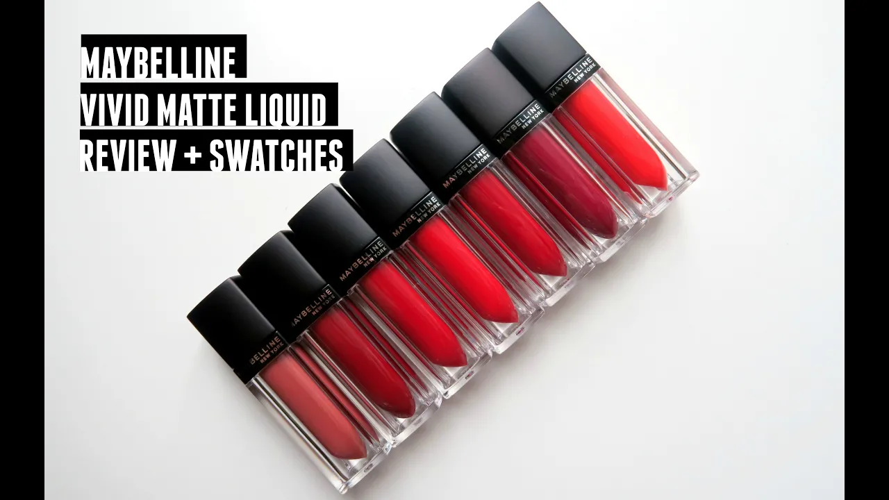 NEW Maybelline Vivid Matte Liquid Review - itsjudytime. 