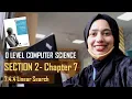 7 4 4 Linear Search Standard Methods of Solution CHAPTER 7 SEC B O Level Computer Science