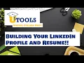 UTOOLS VCP Building Your LinkedIn Profile and Resume