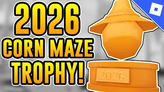 How to get the 2026 CORN MAZE TROPHY in WORK AT A PIZZA PLACE | Roblox