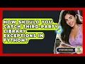 How Should You Catch Third-party Library Exceptions In Python - Python Code School