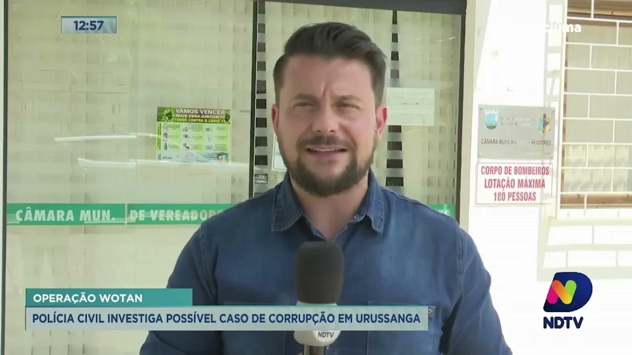 Polícia Civil investiga possível caso de corrupção em Urussanga