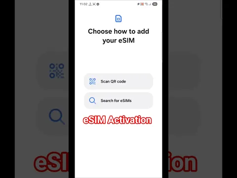 eSIM কিভাবে Activate করবেন? eSIM Activation | eSIM Scan #eSIM #samsung #banglalink #GP