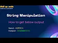 Java Coding Interview Expand Character Pattern A2B2C2 String Manipulation Explained